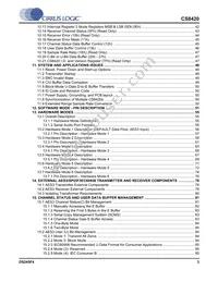 CS8420-DSZR Datasheet Page 3