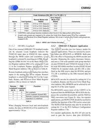 CS8952-IQZR Datasheet Page 22