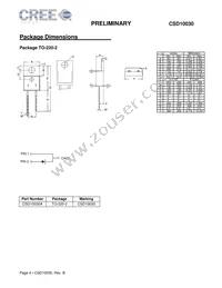 CSD10030A Datasheet Page 4