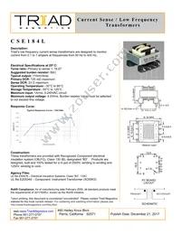 CSE184L Datasheet Cover