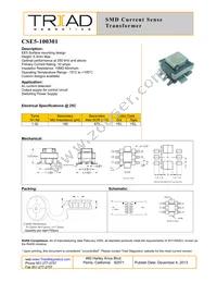 CSE5-100301 Datasheet Cover