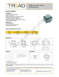 CSE5-101001 Datasheet Cover