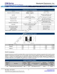 CSM2512FT7L00 Datasheet Page 2