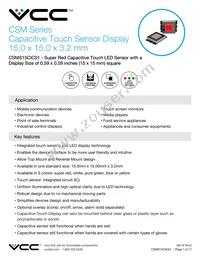 CSMS15CIC01 Datasheet Cover