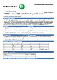 CSPEMI606G Datasheet Cover