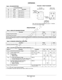 CSPESD304G-HST Datasheet Page 2