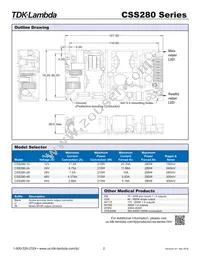 CSS28054/M Datasheet Page 2