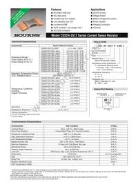 CSS2H-2512K-3L00FE Datasheet Cover