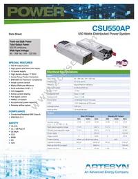 CSU550AP-3-001 Datasheet Cover