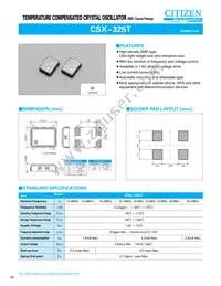 CSX325T38.400M3-UT10 Datasheet Cover
