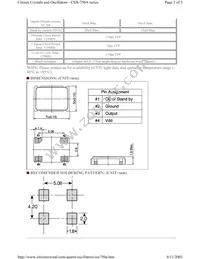 CSX750ABB133.330MTR Datasheet Page 2