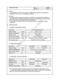 CSX750VCB32.768M-UT Datasheet Page 2