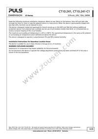 CT10.241-C1 Datasheet Page 4