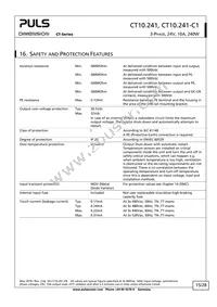 CT10.241-C1 Datasheet Page 15