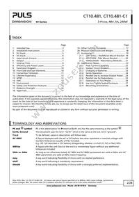 CT10.481 Datasheet Page 2