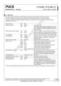 CT10.481 Datasheet Page 7