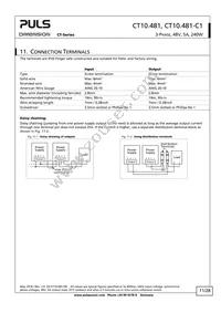 CT10.481 Datasheet Page 11