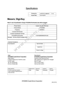 CT2016DB38400C0FLHA2 Datasheet Cover