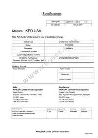 CT2520DB26000C0FZZA1 Datasheet Cover