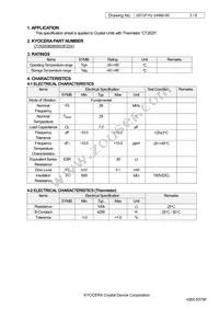 CT2520DB26000C0FZZA1 Datasheet Page 3