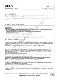 CT5.121 Datasheet Page 3