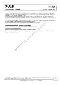 CT5.121 Datasheet Page 4