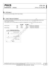 CT5.121 Datasheet Page 6