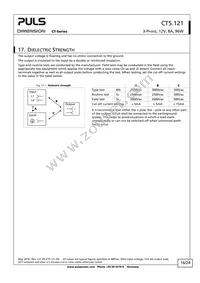 CT5.121 Datasheet Page 16