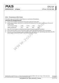 CT5.121 Datasheet Page 22