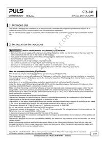 CT5.241 Datasheet Page 3