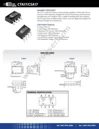 CTA17 Datasheet Cover