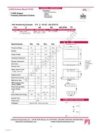 CTL-A5B3-622.08TS Datasheet Cover