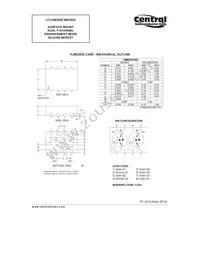 CTLDM304P-M832DS TR Datasheet Page 2