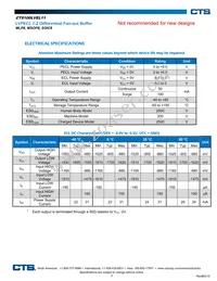 CTS100LVEL11TG Datasheet Page 2