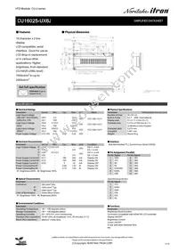 CU16025-UX6J Datasheet Cover