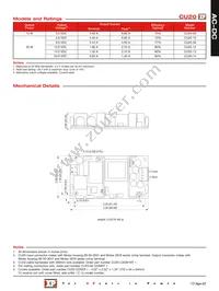 CU20-14 Datasheet Page 2