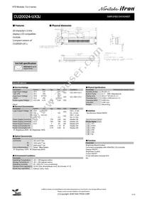 CU20024-UX3J Datasheet Cover