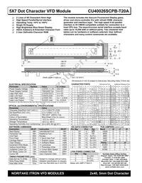 CU40026SCPB-T20A Datasheet Cover