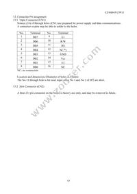 CU40045-UW1J Datasheet Page 18