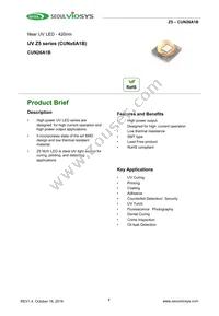 CUN26A1B Datasheet Cover