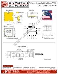 CVCO55BE-0510-0770 Datasheet Page 2