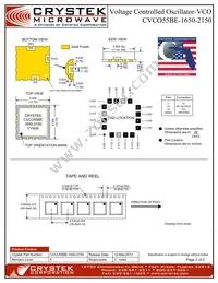 CVCO55BE-1650-2150 Datasheet Page 2