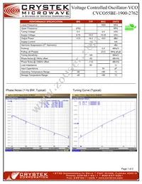 CVCO55BE-1900-2762 Datasheet Cover