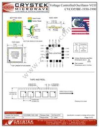 CVCO55BE-1930-1990 Datasheet Page 2