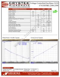 CVCO55BE-2300-2500 Datasheet Cover