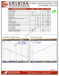 CVCO55BE-2732-3120 Datasheet Cover