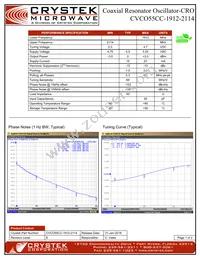 CVCO55CC-1912-2114 Datasheet Cover