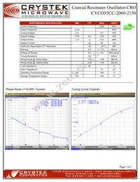 CVCO55CC-2060-2130 Datasheet Cover