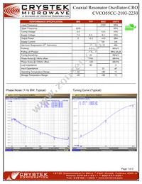 CVCO55CC-2103-2230 Datasheet Cover