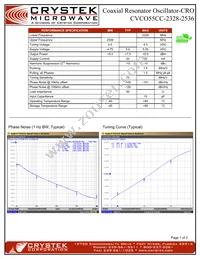 CVCO55CC-2328-2536 Datasheet Cover